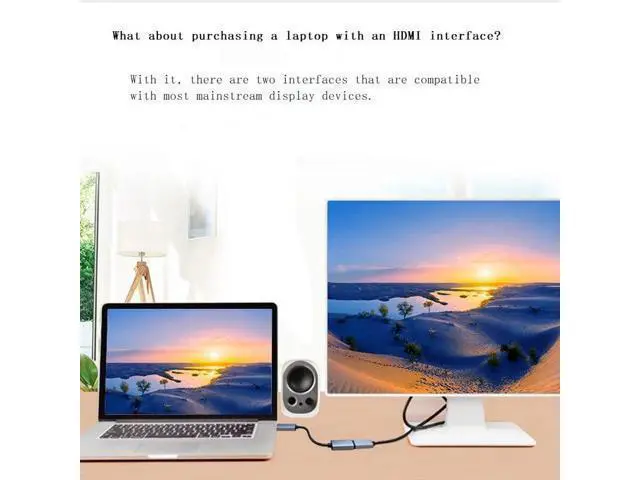 Alt view image 7 of 7 - HDMI to DisplayPort Adapter 4K@60Hz High Speed HDMI Male to DP Female Converter Cable Compatible for PC Graphics Card Laptop Mini NS PS5/4 Xbox One/360