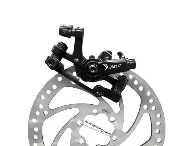 Alt view image 3 of 7 - Mountain Bike Brake Disc Brake Bicycle Mechanical Disc Brake Set for Mountain Bike Pushes Caliper Piston with Rotor