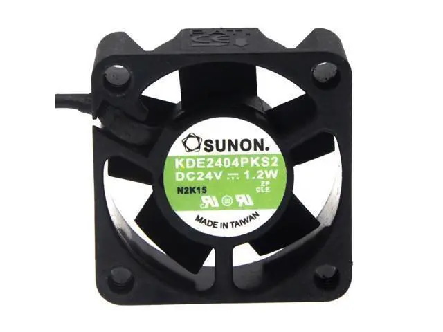 Alt view image 2 of 4 - For Sunon KDE2404PKS2 24V 1.2W 4CM 4020 2 wire Magnetic bearing HYPRO cooling fan