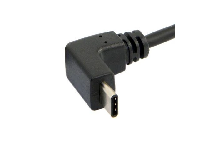 Alt view image 2 of 3 - USB 3.1 USB-C Reversible Angled to 90D Up Angled A Male Data Cable for Laptop