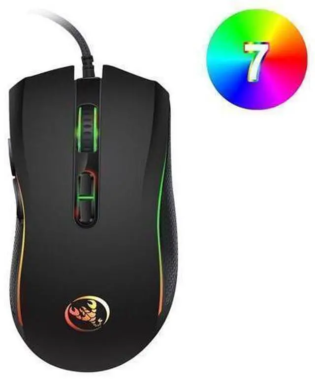 Main image of A869 USB Wired Mouse Gaming Mouse 3200DPI 7 Button 7 Color LED Optical Computer Player Mice Gaming Mouse for Pro Gamer Mice