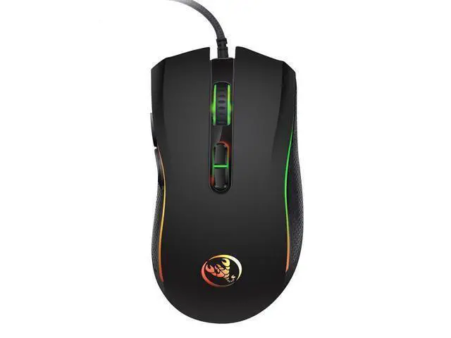 Alt view image 2 of 7 - A869 USB Wired Mouse Gaming Mouse 3200DPI 7 Button 7 Color LED Optical Computer Player Mice Gaming Mouse for Pro Gamer Mice