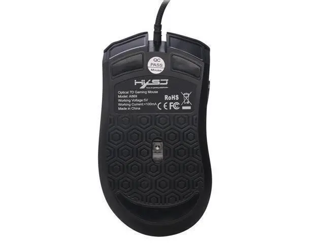 Alt view image 3 of 7 - A869 USB Wired Mouse Gaming Mouse 3200DPI 7 Button 7 Color LED Optical Computer Player Mice Gaming Mouse for Pro Gamer Mice