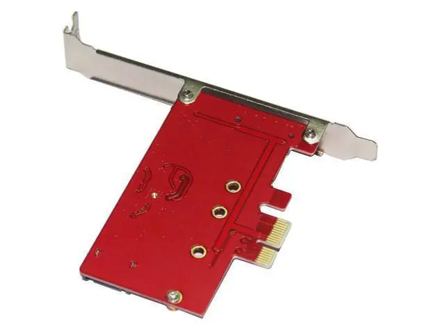 Alt view image 3 of 5 - PCIE Riser Card PCI-E 2.0 to SATA3.0+M.2 SSD Adapter ASM1061 6Gbps Support NGFF(M.2) B Key Type