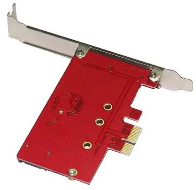 Alt view image 5 of 5 - PCIE Riser Card PCI-E 2.0 to SATA3.0+M.2 SSD Adapter ASM1061 6Gbps Support NGFF(M.2) B Key Type