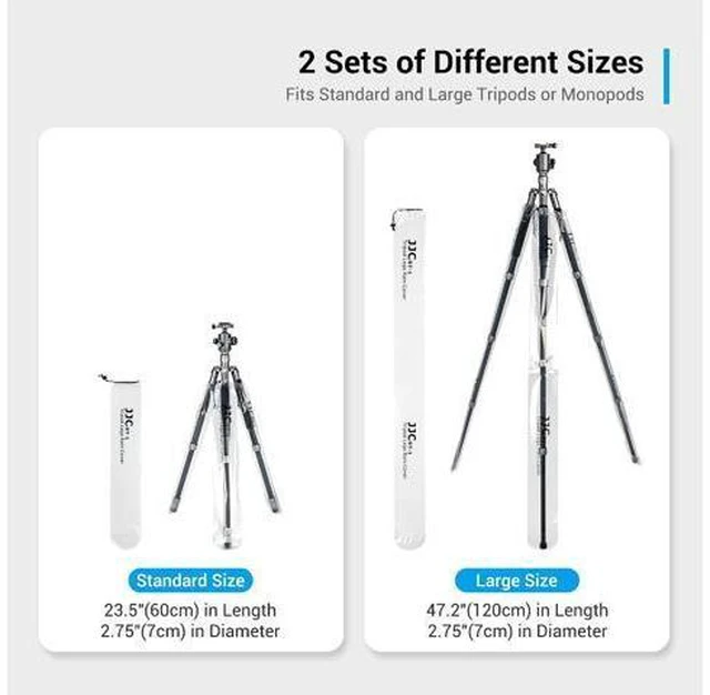 Alt view image 7 of 7 - Camera Rain Cover + Tripod Leg CoverDSLR Mirrorless Camera Rain Cover with 6 Pack Camera Tripod Leg Covers