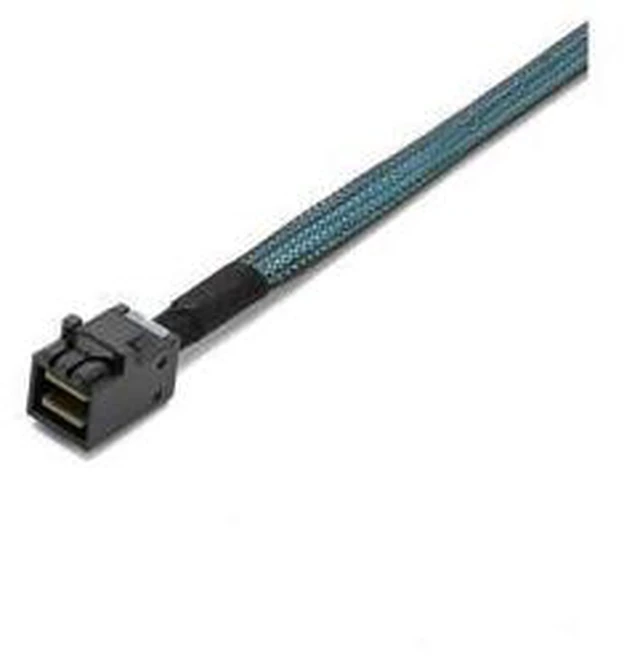 Alt view image 4 of 7 - SFF86434SATA50CM Internal 12G HD Mini SAS SFF-8643 to 4 x SATA Cable Hard Drive Cable,HD Mini SAS Host/Controller to 4 SATA Target/Backplane-1.64ft