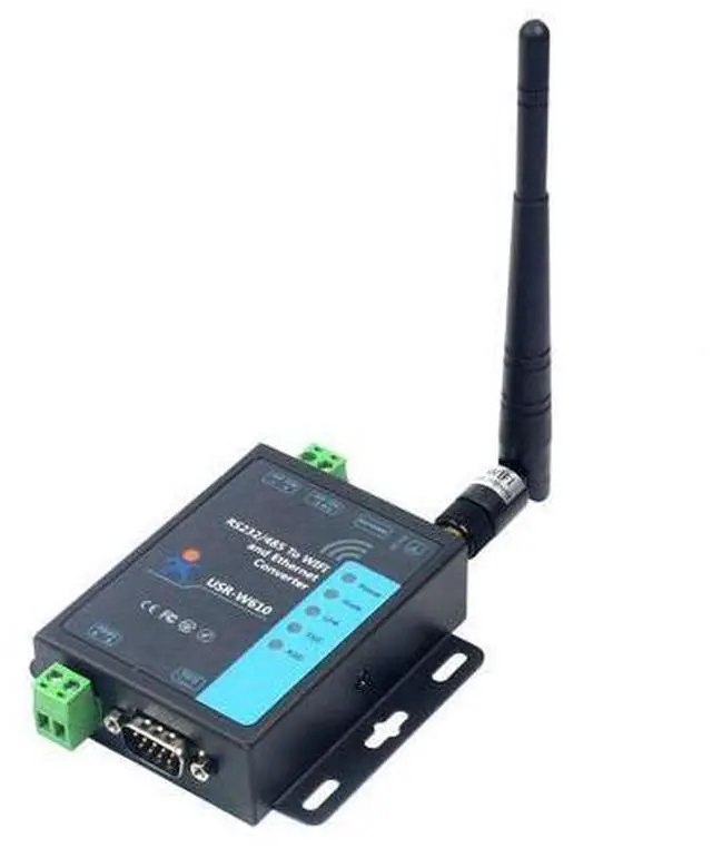 Alt view image 5 of 7 - Serial to WiFi Ethernet Wireless Converter RS232 RS485 Serial Server(USR-W610)