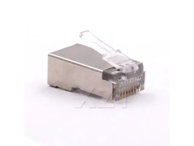 Alt view image 2 of 6 - rj45 shielded cat6 shielded network connectors 50pcs /LOT rj45 plug 8p8c terminals for stp ethernet Cable switches modem