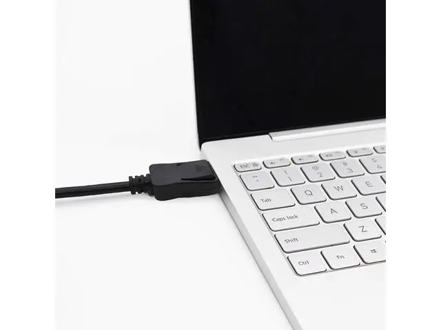 Alt view image 6 of 7 - Right Angle Displayport 1.4 Cable Left Angled Displayport Cable, B 90-Degree Angled Displayport Cable V1.4 6FT/1.8M up to 8K/60Hz, 4K/144Hz Supported
