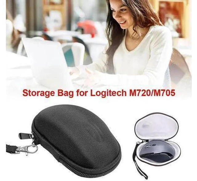 Alt view image 4 of 4 - Gaming Mice Organizer Box for M720 M705 Wireless Mouse Bag Hard Shell Mouse Protective Case