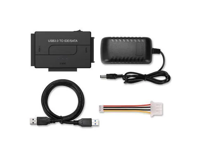 Alt view image 5 of 7 - USB to SATA IDE HDD Adapter - USB 3.0 Cable to 2.5" 3.5" SATA IDE Hard Drive Converter for Windows 10/8/ 7/XP, Mac, Internal to External Laptop SSD Reader Kit, File Data Transfer Conversion Cord