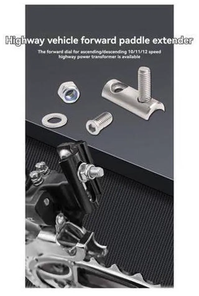 Alt view image 5 of 7 - Bicycle Chainring Road Bike Front Derailleur Extender for for AXS R7170 R8170 Force R8000 R7000 R9100