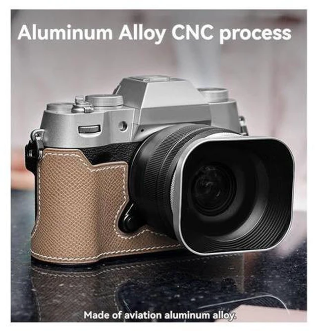 Alt view image 5 of 7 - Square Mirrorless Camera Lens Hood 52mm Lens Hood for DSLR Camera Photography Accessories