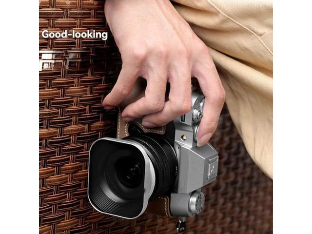 Alt view image 7 of 7 - Square Mirrorless Camera Lens Hood 52mm Lens Hood for DSLR Camera Photography Accessories