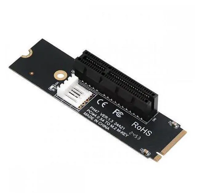 Main image of M.2 NGFF NVMe M-Key Extender to PCI-E X1 X4 X8 X16 Graphics Card Riser Adapter PCI-Express for M2 2260 2280