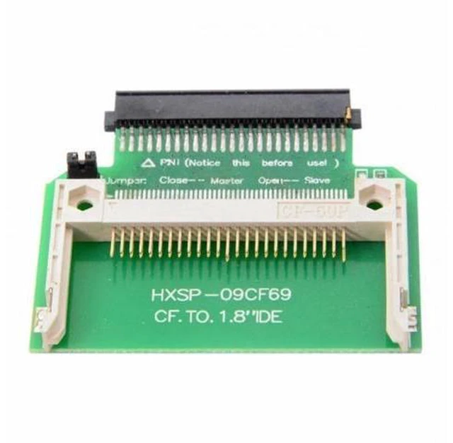 Main image of CF Compact Flash Memory Card to 50pin 1.8 Inch IDE Hard Drive SSD Converter Adapter