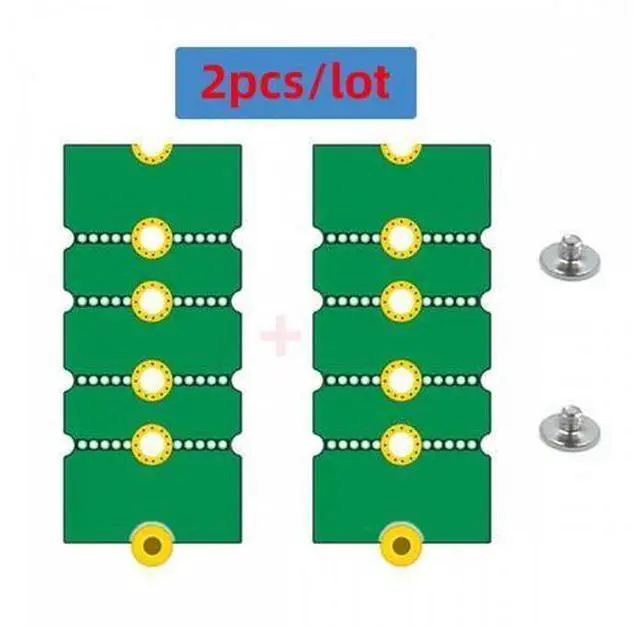 Alt view image 2 of 7 - 2pcs/lot M2 NGFF NVME M.2 Extended Adapter Card Transfer 2230 2242 2260 2280 Change to Long Size SSD