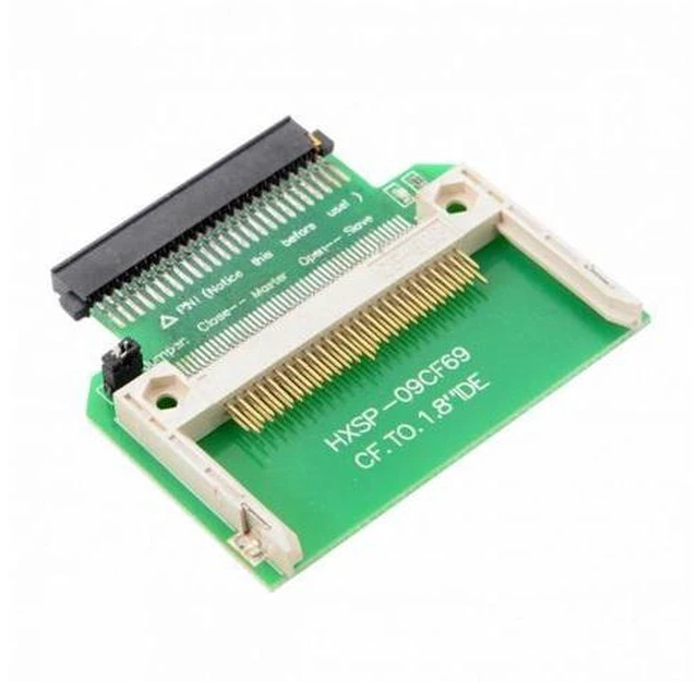 Alt view image 7 of 7 - CF Compact Flash Memory Card to 50pin 1.8 Inch IDE Hard Drive SSD Converter Adapter