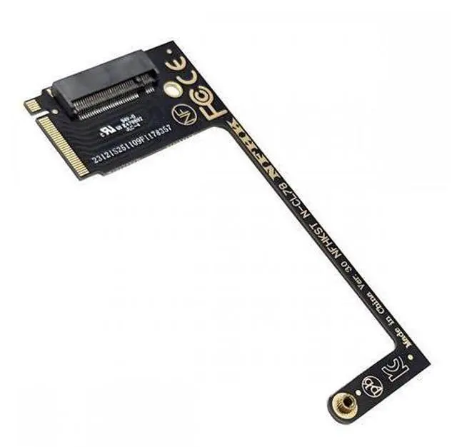 Main image of 2230 NVME M-Key 22x30mm to 22x80mm Angled Extension 2280 SSD Upgrade Adapter Compatible with CLAW8 AI+ CLAW7 Gaming Computer
