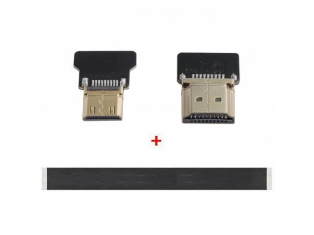 Alt view image 2 of 7 - CYFPV Mini HDMI Male to HDMI Male FPC Flat Cable 1080P for FPV HDTV Multicopter Aerial Photography (0.5M)