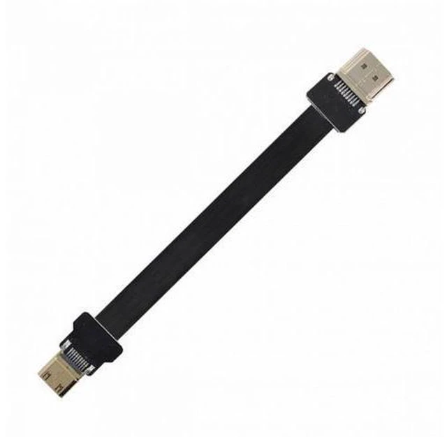 Alt view image 7 of 7 - CYFPV Mini HDMI Male to HDMI Male FPC Flat Cable 1080P for FPV HDTV Multicopter Aerial Photography (0.5M)