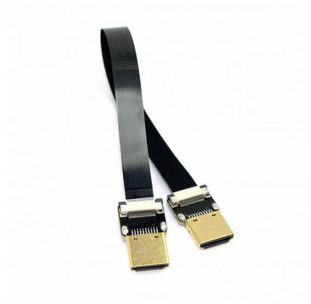 Alt view image 7 of 7 - CYFPV HDMI Type A Male to HDMI Male HDTV FPC Flat Cable for FPV HDTV Multicopter Aerial Photography (0.3M)