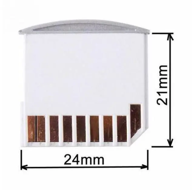 Alt view image 6 of 7 - Micro SD TF to SD Card Kit Mini Adaptor for Extra Storage Macbook Air / Pro / Retina White