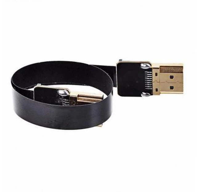 Alt view image 3 of 7 - CYFPV HDMI Type A Male to HDMI Male HDTV FPC Flat Cable for FPV HDTV Multicopter Aerial Photography (0.3M)