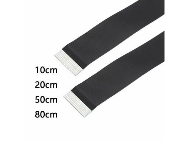 Alt view image 3 of 4 - CYFPV Dual 90 Degree Right Angled HDMI Type A Male to Male HDTV FPC Flat Cable for FPV HDTV Multicopter Aerial Photography (0.5M)