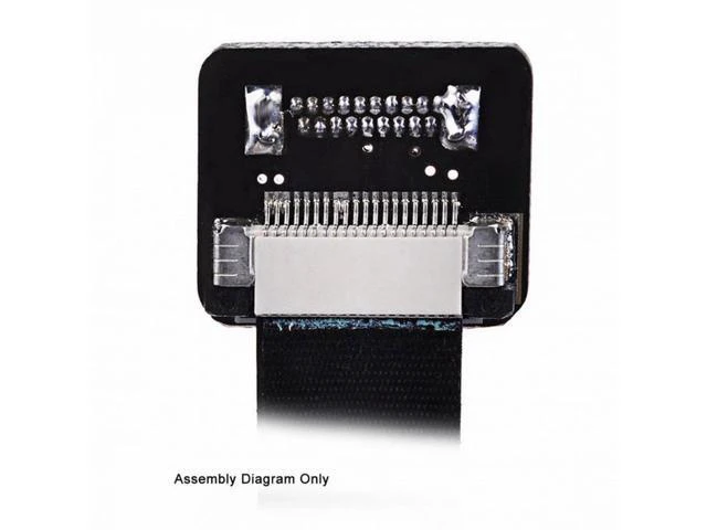 Alt view image 2 of 7 - CYFPV Dual 90 Degree Right-Up Angled HDMI Type A Male to Male HDTV FPC Flat Cable for FPV HDTV Multicopter Aerial Photography (0.1M)