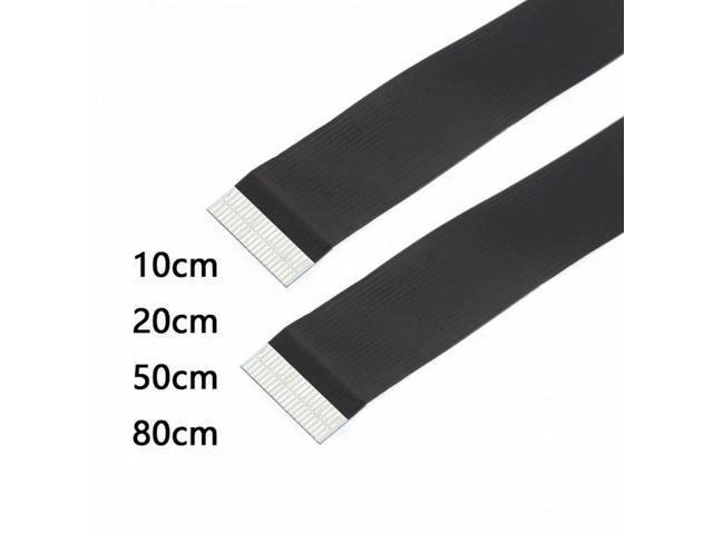 Alt view image 4 of 7 - CYFPV Dual 90 Degree Right-Up Angled HDMI Type A Male to Male HDTV FPC Flat Cable for FPV HDTV Multicopter Aerial Photography (0.1M)