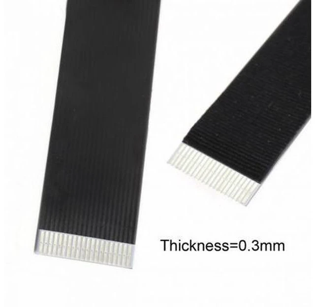Alt view image 5 of 7 - USB 2.0 Type-A Male to USB-C Type-C Male Data Flat Slim FPC Cable for FPV Disk Phone