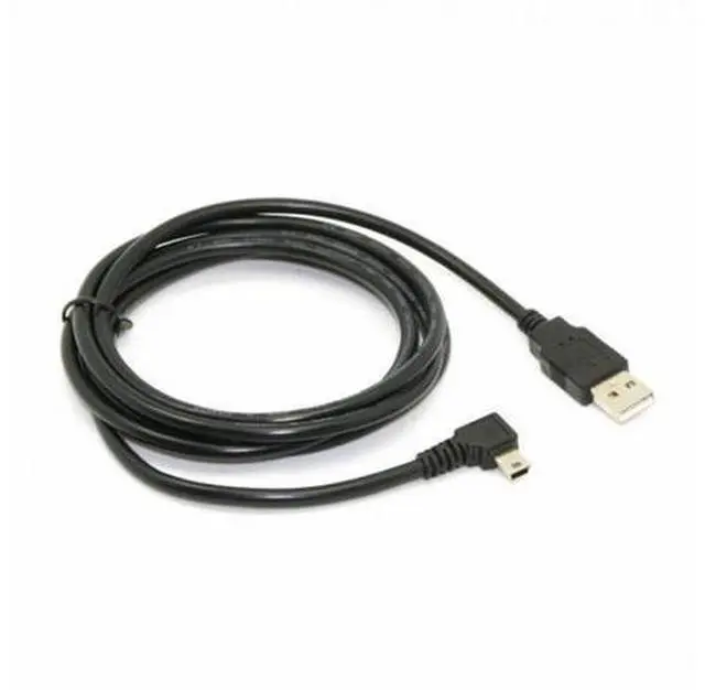 Main image of Mini USB B Type 5pin Male Right Angled 90 Degree to USB 2.0 Male Type-A Power Data Cable