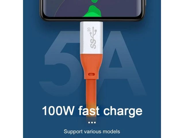 Alt view image 5 of 7 - USB3.2 Cable 20Gbps Ultra Soft High Flex 100W 8K 5K 4K USB4.0 Hyper Super Flexible Cord Male to Male (200cm)