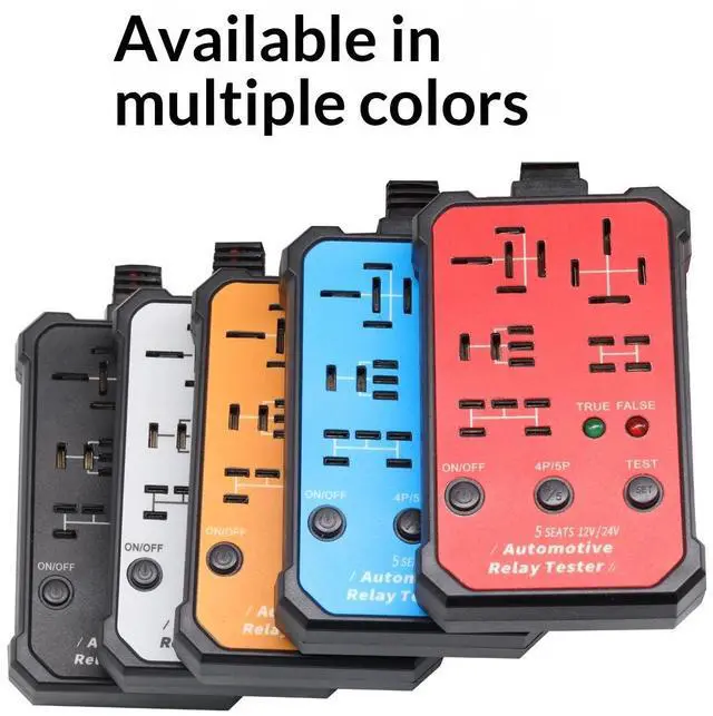 Alt view image 3 of 5 - New Relay Diagnostic Instrument - 5-seat multi-functional wireless relay testing device - 12V and 24V universal auto repair tool