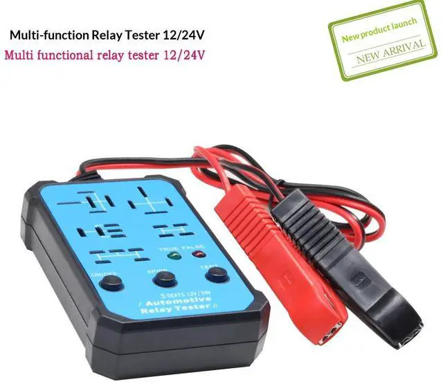 Alt view image 2 of 5 - New Relay Diagnostic Instrument - 5-seat multi-functional wireless relay testing device - 12V and 24V universal auto repair tool