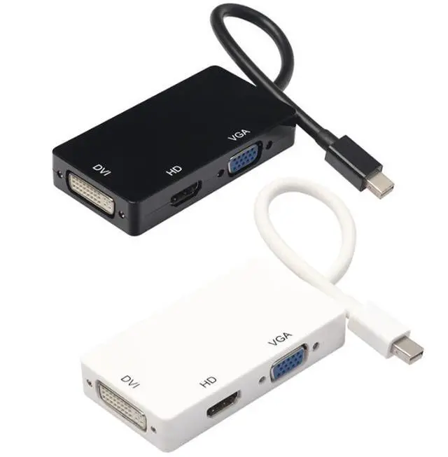 Alt view image 4 of 6 - DP to HDMI 3-in-1 Video Converter Mini - Mini DP to DVI + HDMI + VGA Converter - One-to-Three Converter