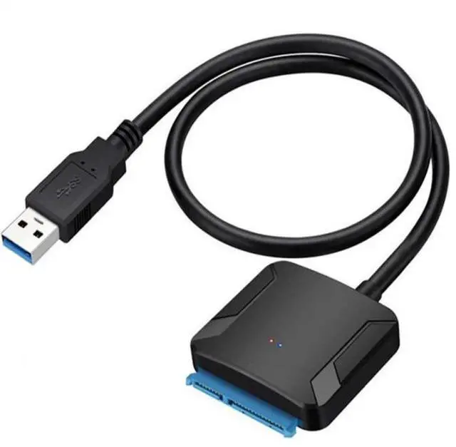 Main image of SATA to USB 3.0 adapter for solid state drives, 2.5-inch laptops, 3.5-inch mechanical hard drives, SATA converter