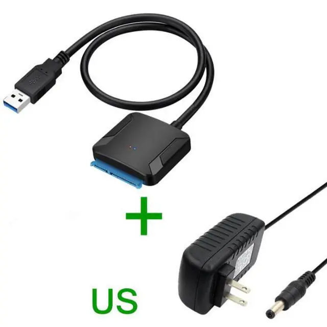 Alt view image 3 of 5 - SATA to USB 3.0 adapter for solid state drives, 2.5-inch laptops, 3.5-inch mechanical hard drives, SATA converter