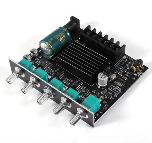 Alt view image 4 of 5 - ZK-MT21 50W x 2 + 100W 2.1-channel Bluetooth digital power amplifier module - bass speaker with both high and low frequency ranges