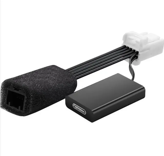 Main image of The 10-pin car recorder power adapter for modern Kia models can be connected to the hidden wire of the rearview mirror.