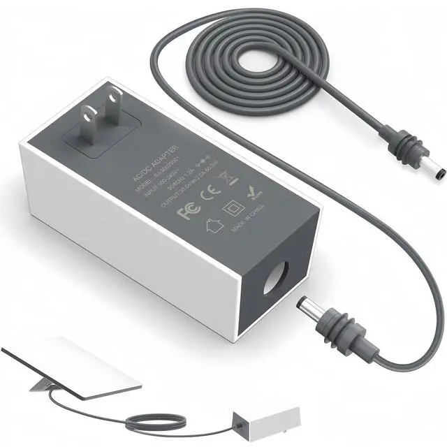 Alt view image 3 of 6 - Mini DC to US standard AC power adapter (with DC to DC cable 3M)