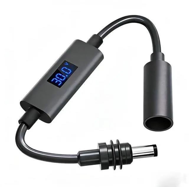 Main image of The new DC male-to-female extension cable with a current capacity of 5521 amperes and a waterproof female connector is suitable for display screens, routers, and power supplies.