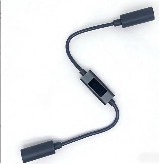 Alt view image 2 of 2 - DC 5521 female connector to DC 5521 female connector cable, suitable for Starlink Mini waterproof cable 18AWG, with digital display