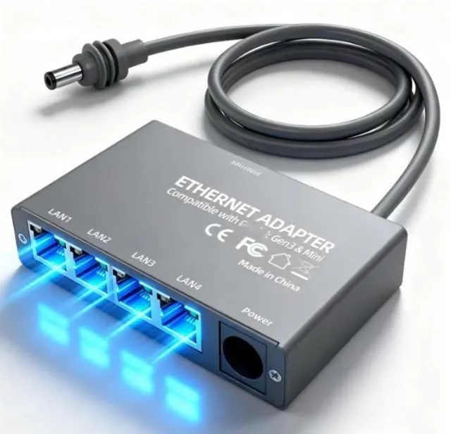 Alt view image 5 of 5 - Ethernet adapter 3rd generation Ethernet adapter