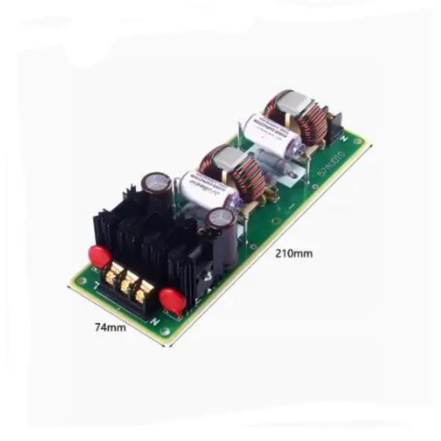 Alt view image 4 of 4 - Audio power supply anti-interference audio filter, AC 250V, 12A, high-power for improving sound quality, oil-immersed, beautiful sound, finished product