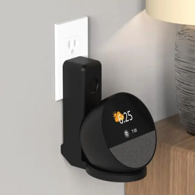Alt view image 3 of 5 - New REXIAO foldable ABS audio stand, suitable for Echo Spot T5 wall-mounted speaker