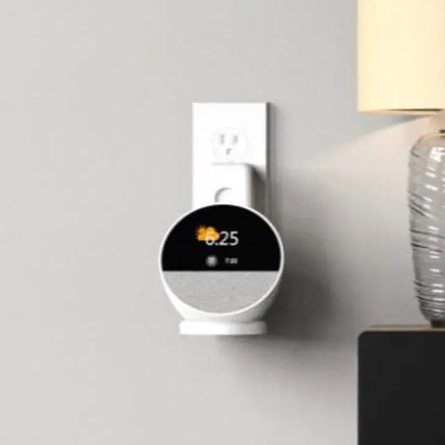 Alt view image 2 of 5 - New REXIAO foldable ABS audio stand, suitable for Echo Spot T5 wall-mounted speaker