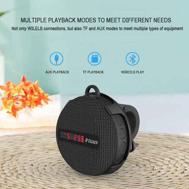 Alt view image 5 of 6 - Outdoor cycling bicycle - 7-level waterproof display screen - Bluetooth speaker - Wireless suction cup - Portable creative bicycle audio system